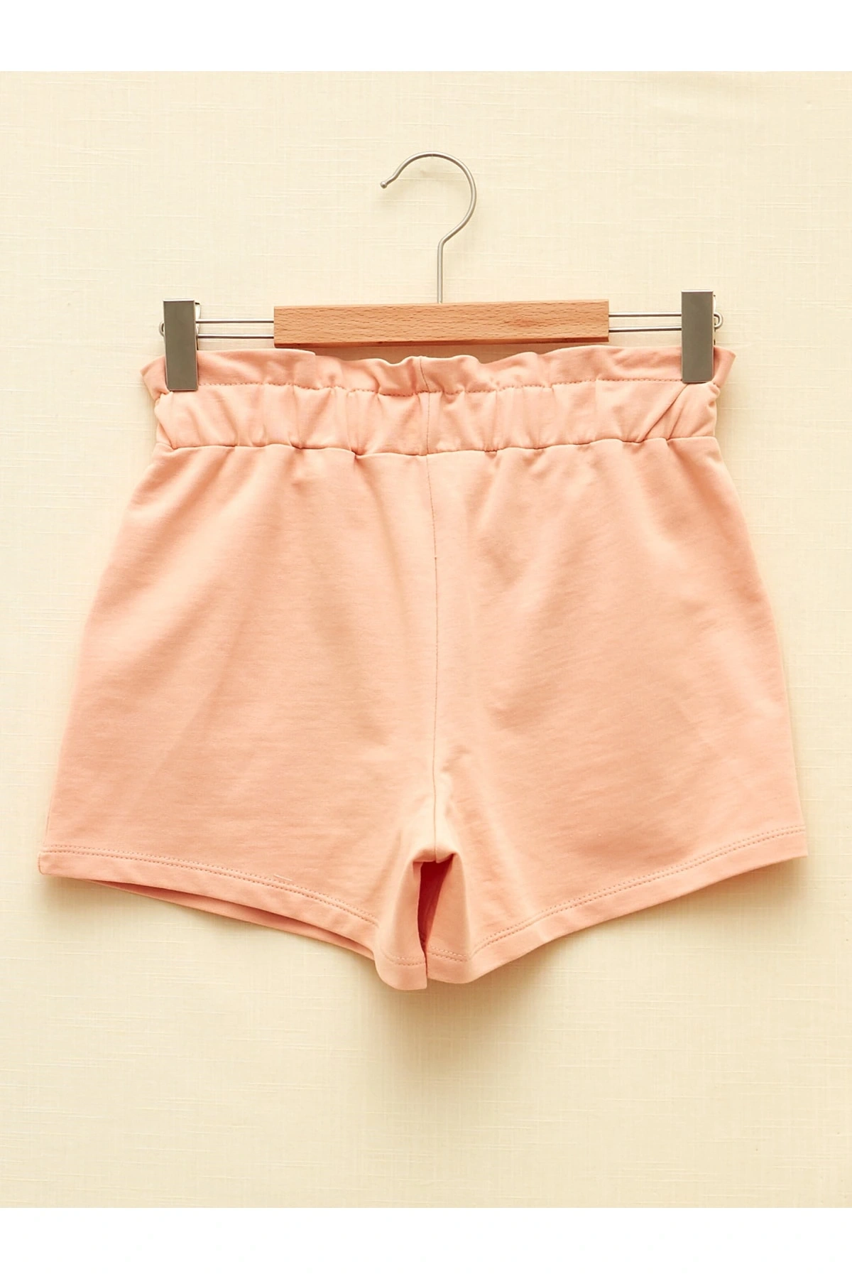 Beli Lastikli Basic Kız Çocuk Şort