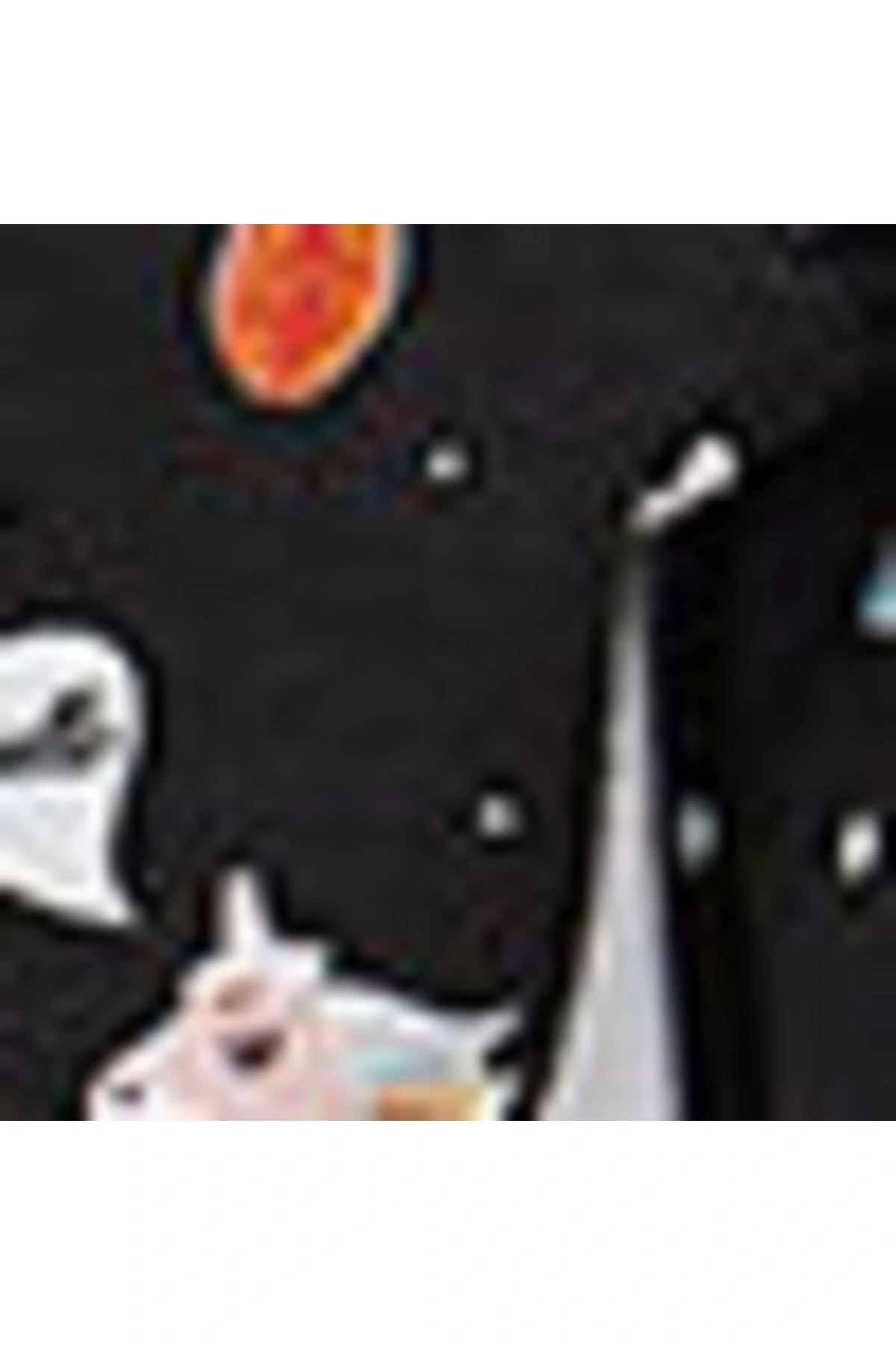 Beli Lastikli Baskılı Kız Çocuk Bermuda