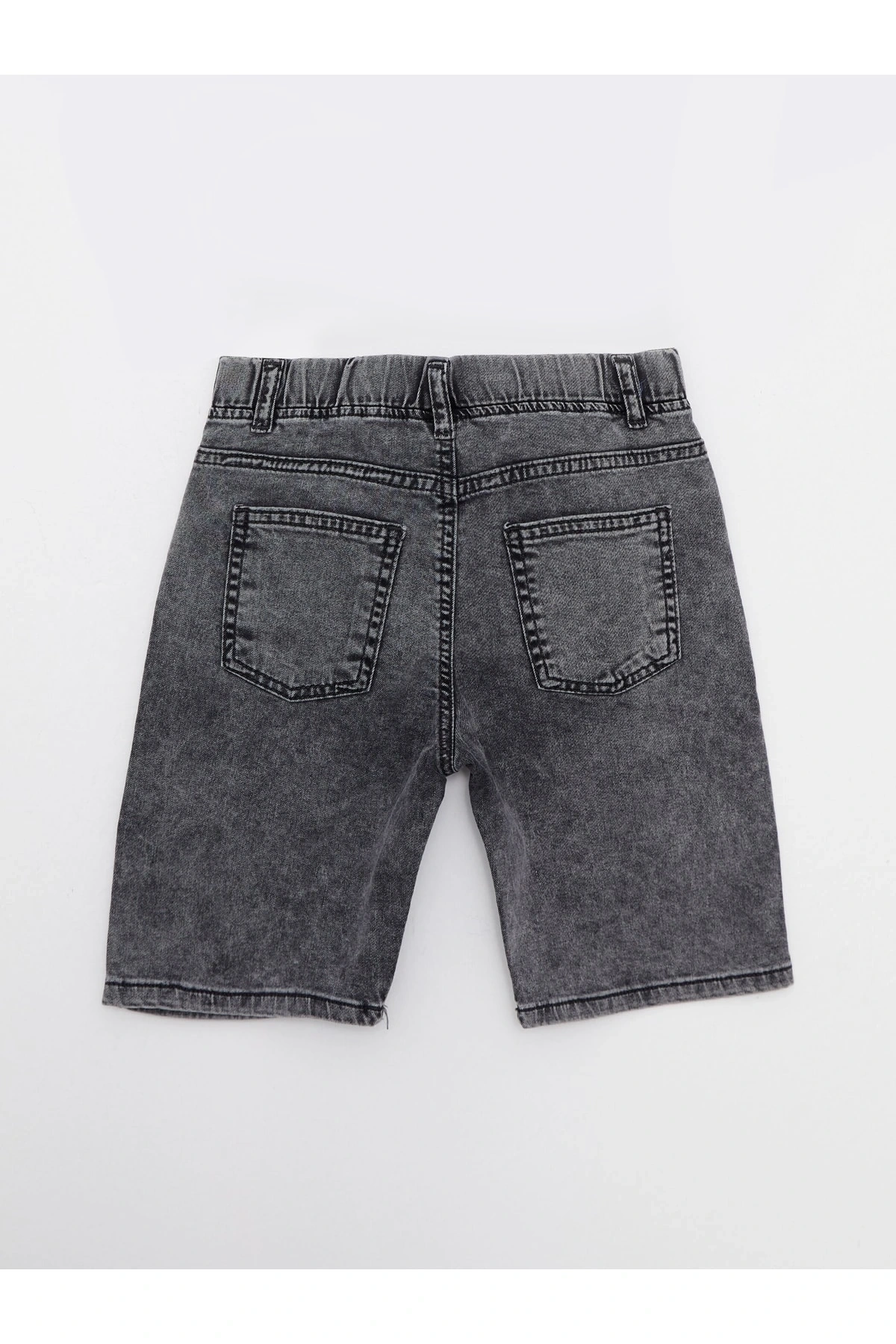 LCW Kids Beli Lastikli Erkek Çocuk Jean Şort