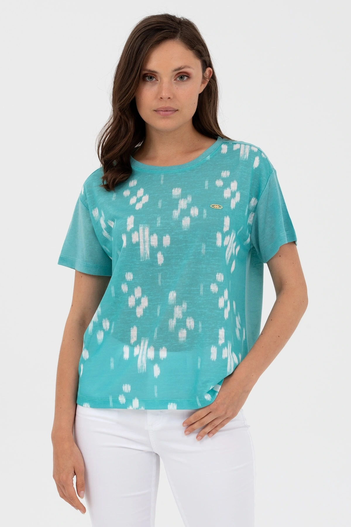 U.s. Polo O Yaka Comfort Fit Spor T-shırt 1574326 Mery 090 Mint