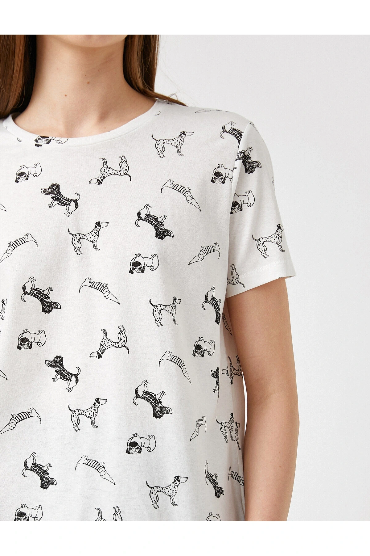 Baskılı Kısa Kollu Tişört