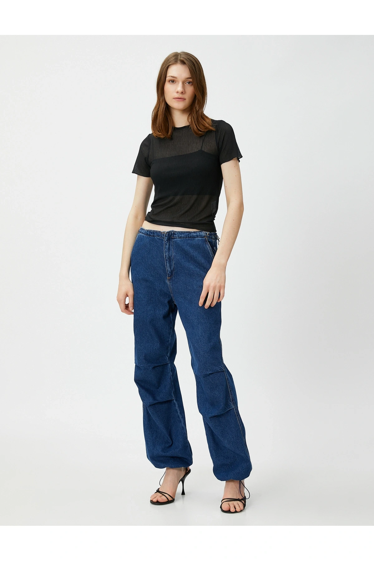 Transparan Tişört Kısa Kollu