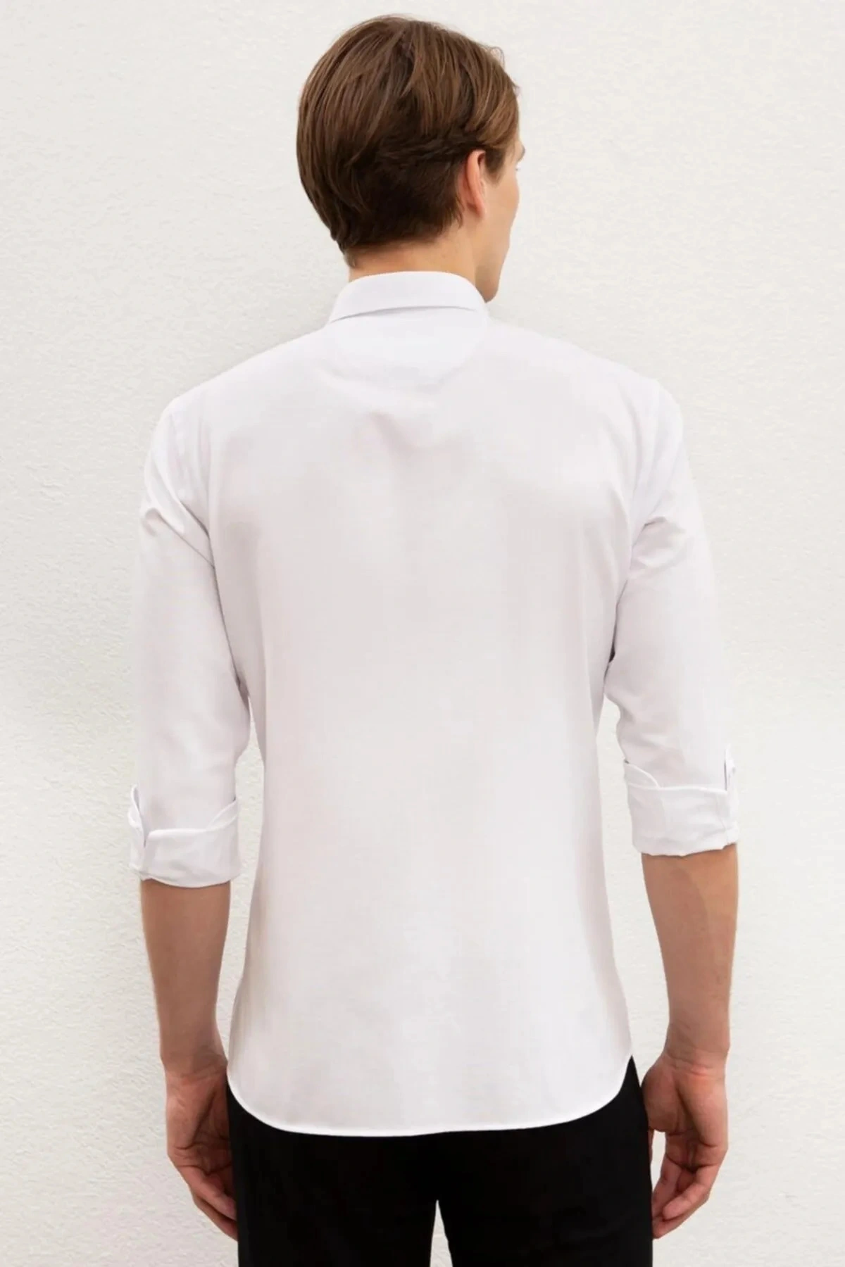 G081gl004 1672246 Gox023k Erkek Gömlek Beyaz