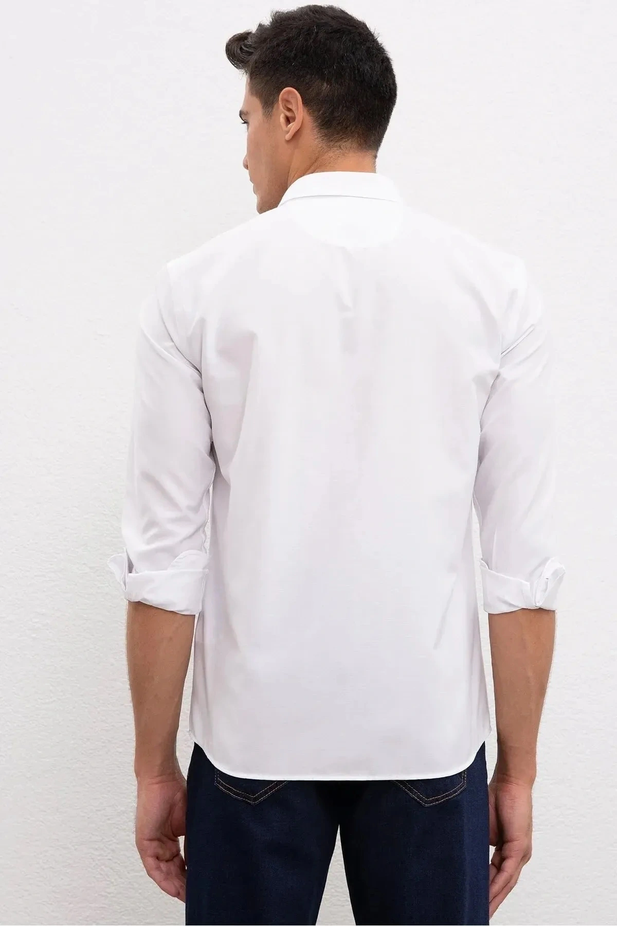 G081gl004 Gox023y 1570715 Us Polo Assn Erkek Gömlek Beyaz