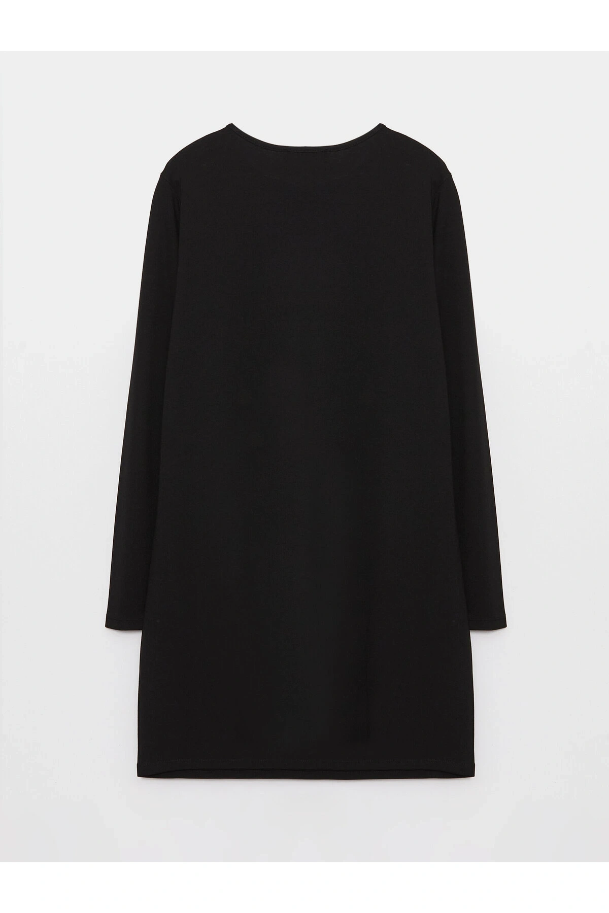 Bisiklet Yaka Payet İşlemeli Uzun Kollu Kadın Tunik