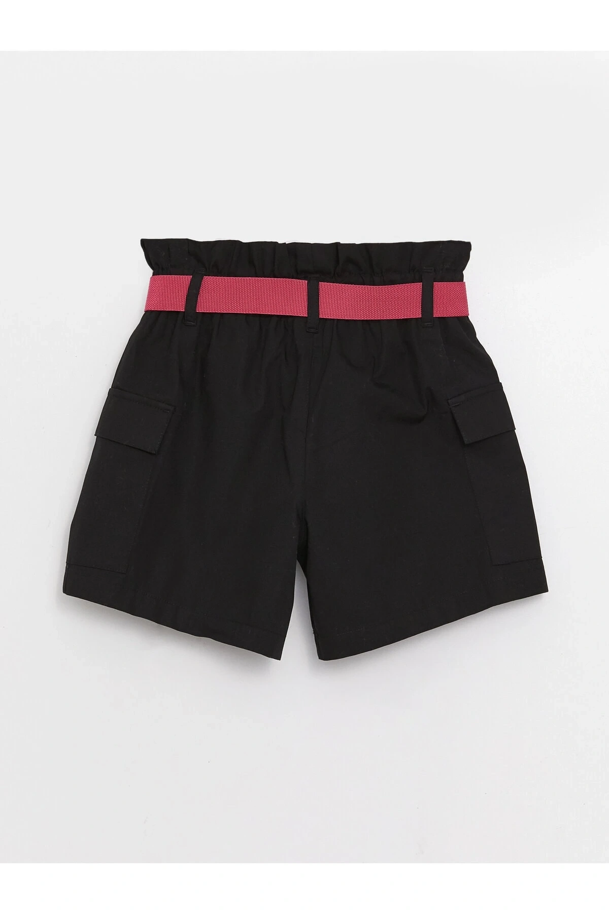 Beli Lastikli Basic Kız Çocuk Şort