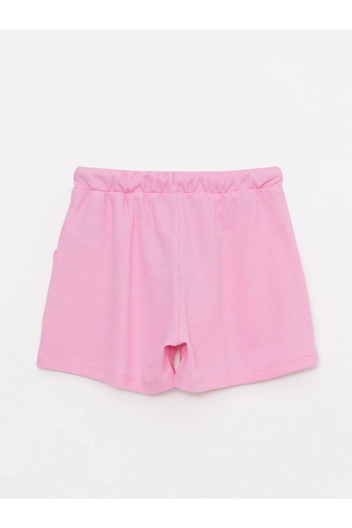 Beli Lastikli Basic Kız Çocuk Şort