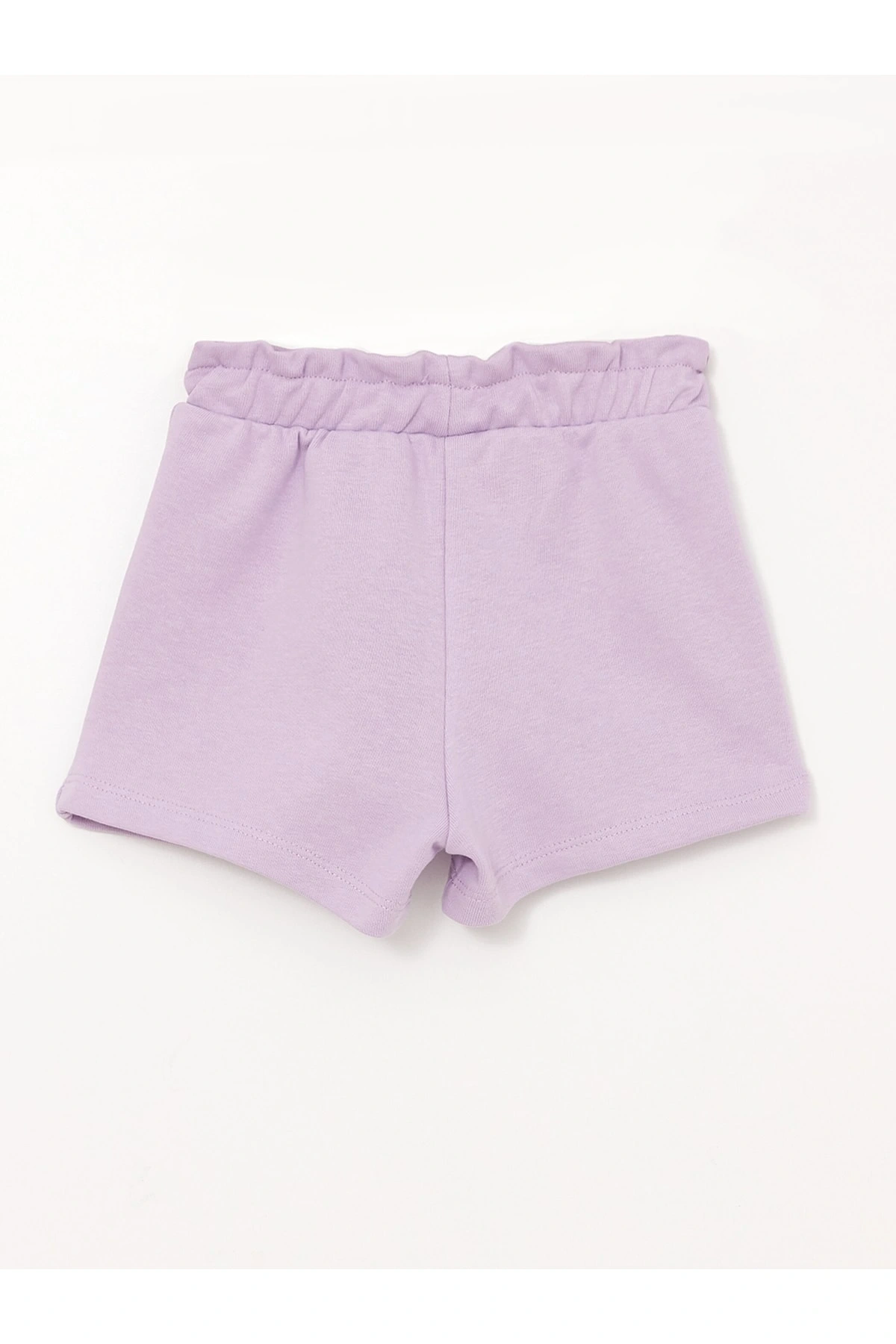 Beli Lastikli Basic Kız Bebek Şort