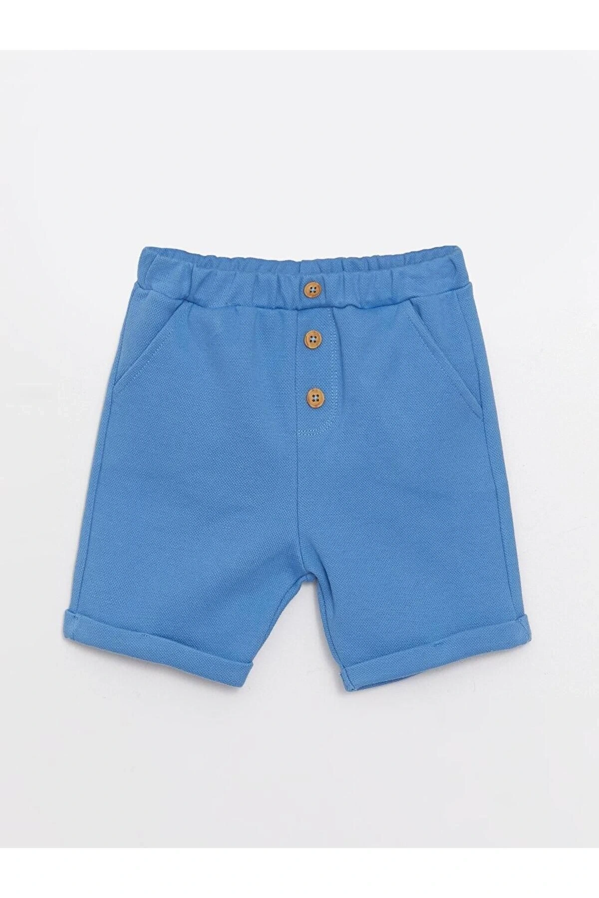 LCW baby Beli Lastikli Erkek Bebek Şort