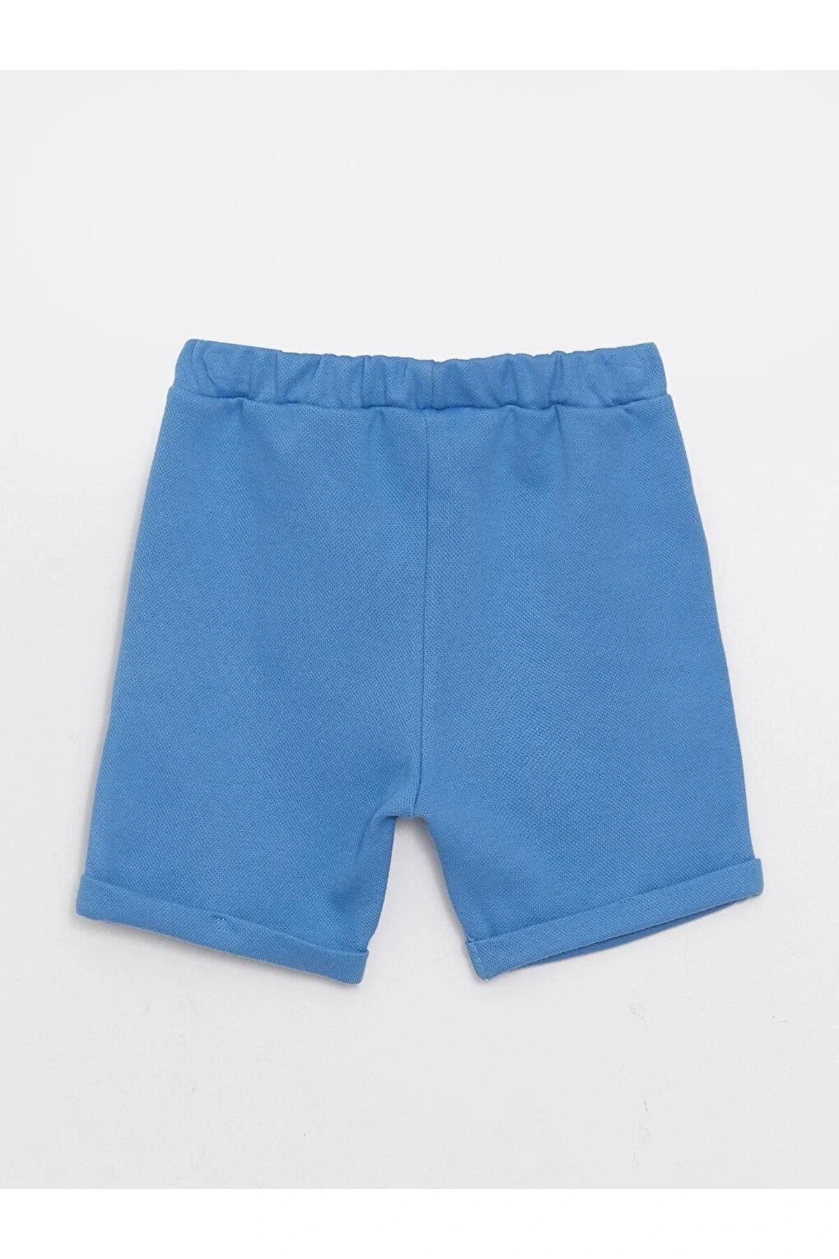 LCW baby Beli Lastikli Erkek Bebek Şort