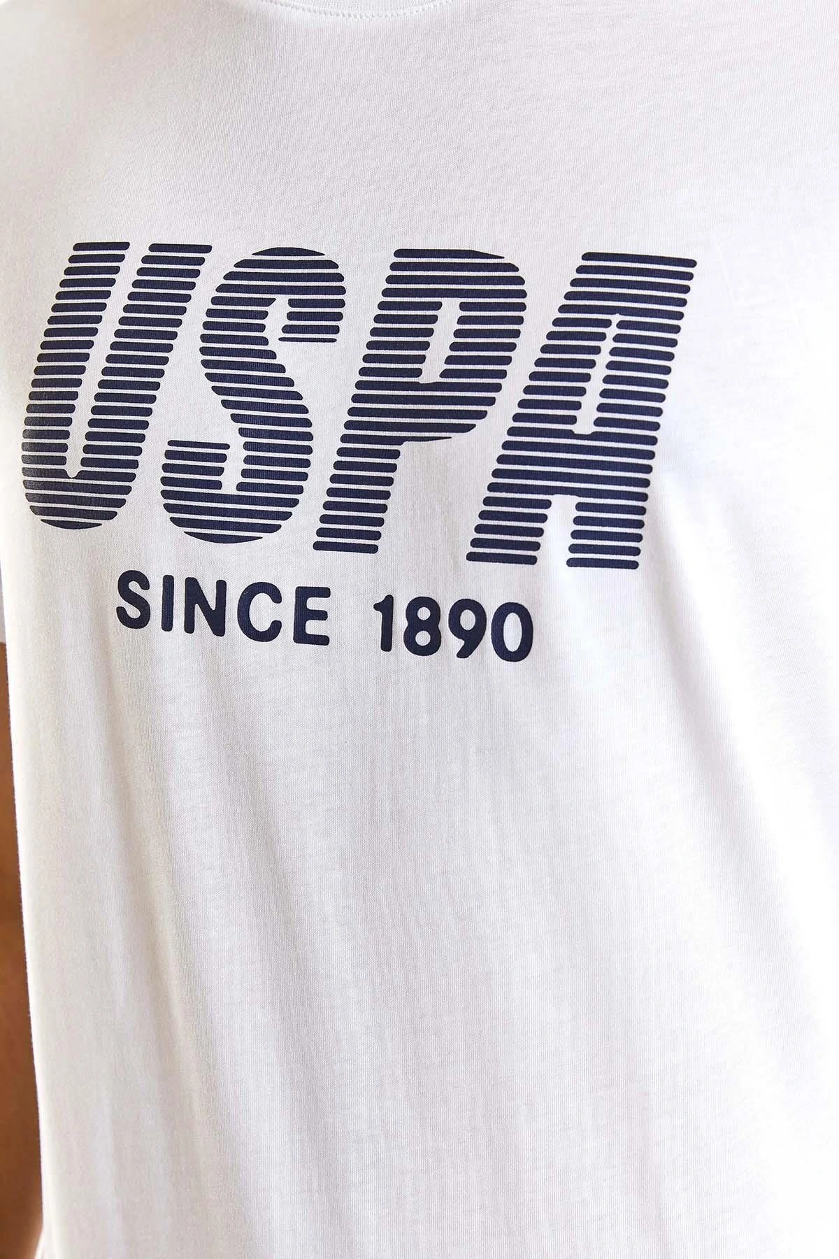 U.S.POLO Erkek Regular Fit Bisiklet Yaka Yeşil Tişört