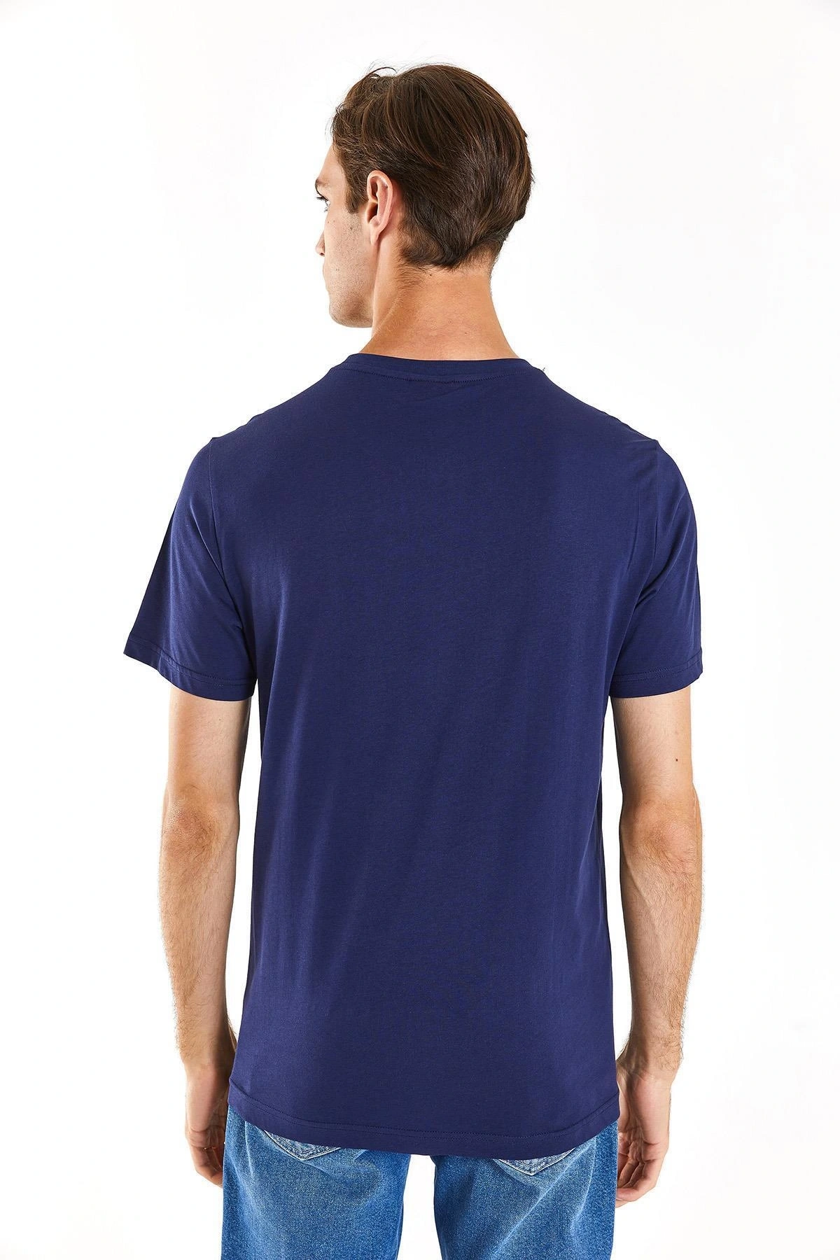 U.S.POLO Erkek Regular Fit Bisiklet Yaka Yeşil Tişört
