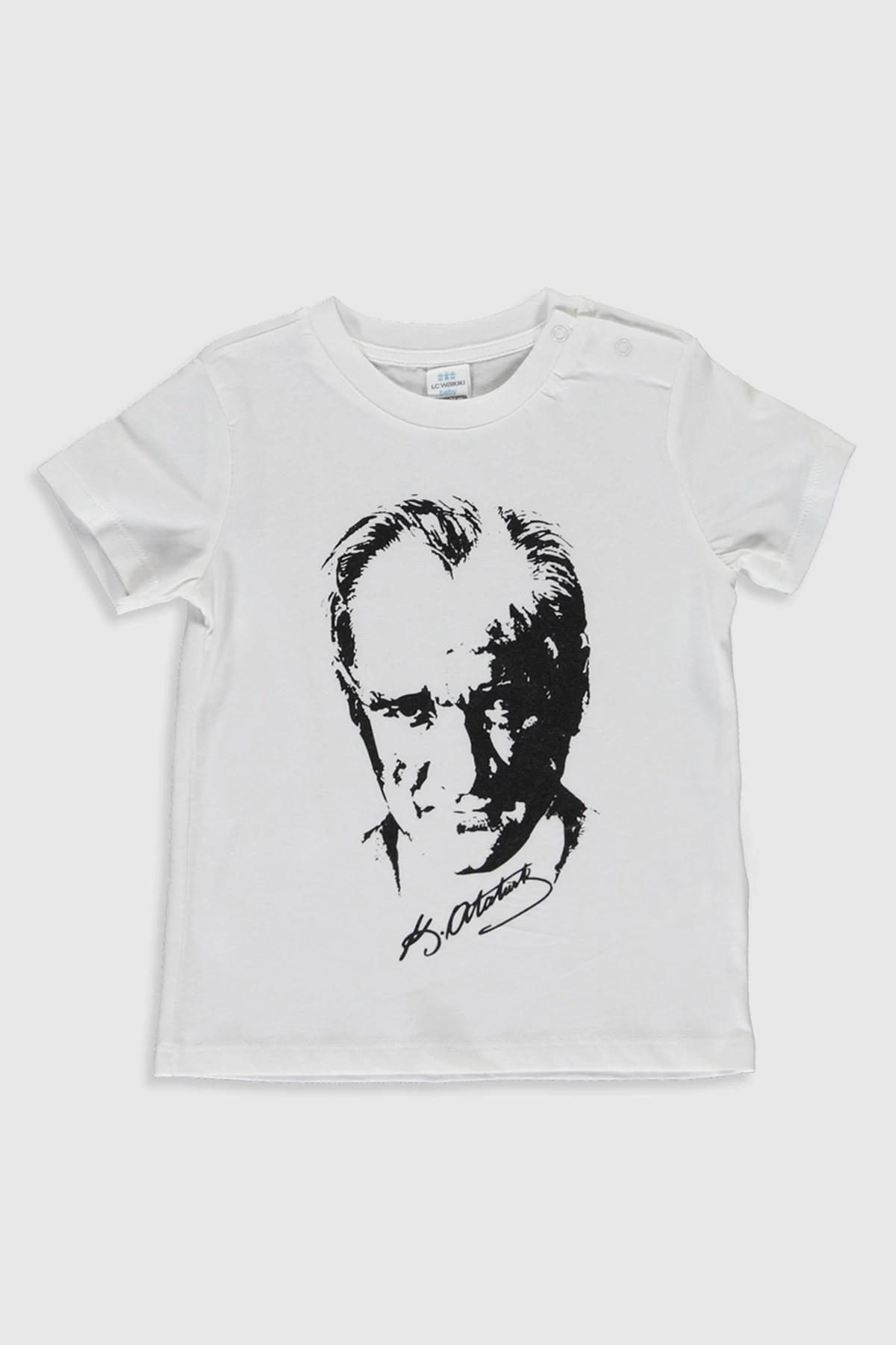 Erkek Bebek Optik Beyaz E5X Tişört