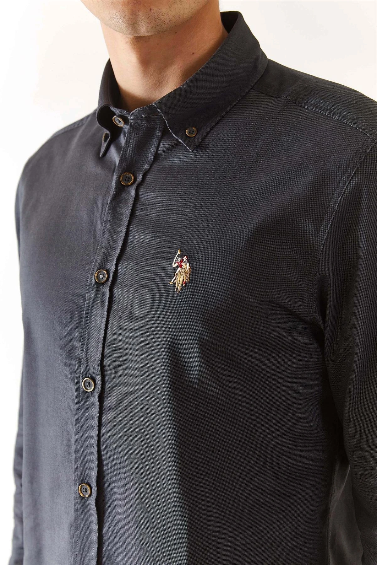 1672341 POLO DOKUMA GÖMLEK