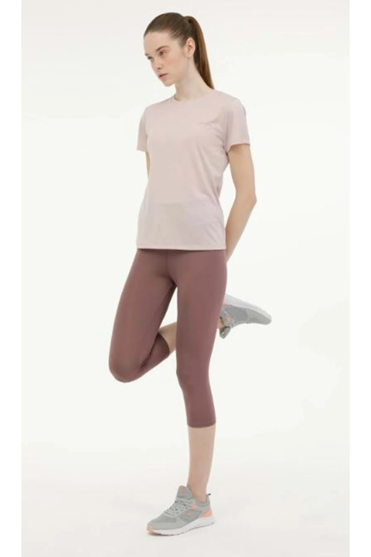 W-1254 Pell Leggıngs Kadın Tayt Mor