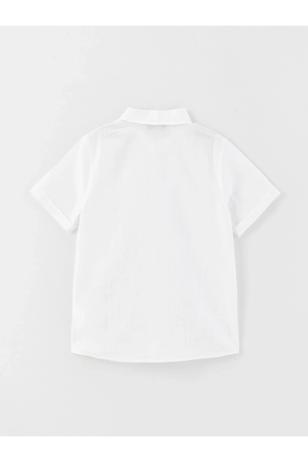 Basic Kısa Kollu Erkek Çocuk Gömlek Ve Papyon