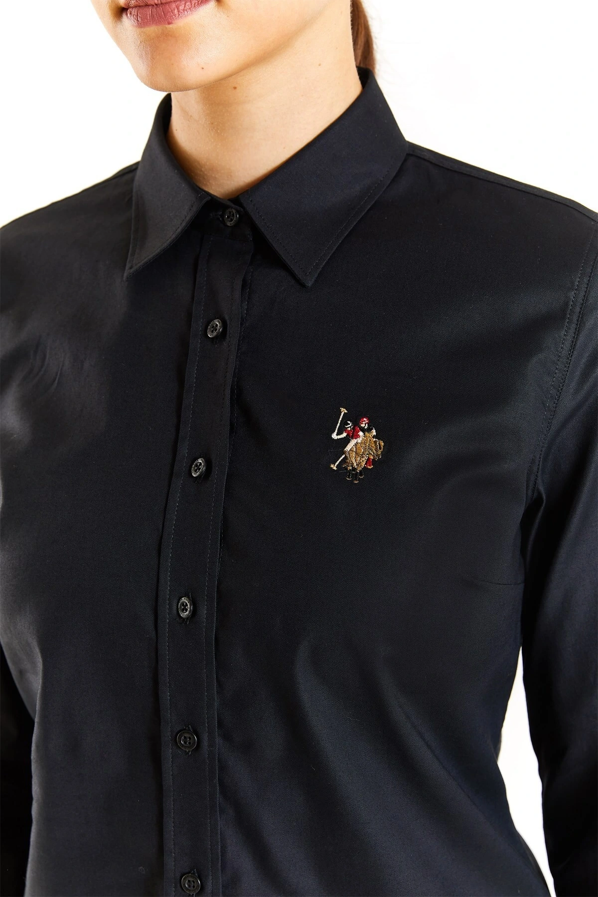 U.S. Polo Assn. Kadın Slim Gömlek 50283987-VR046