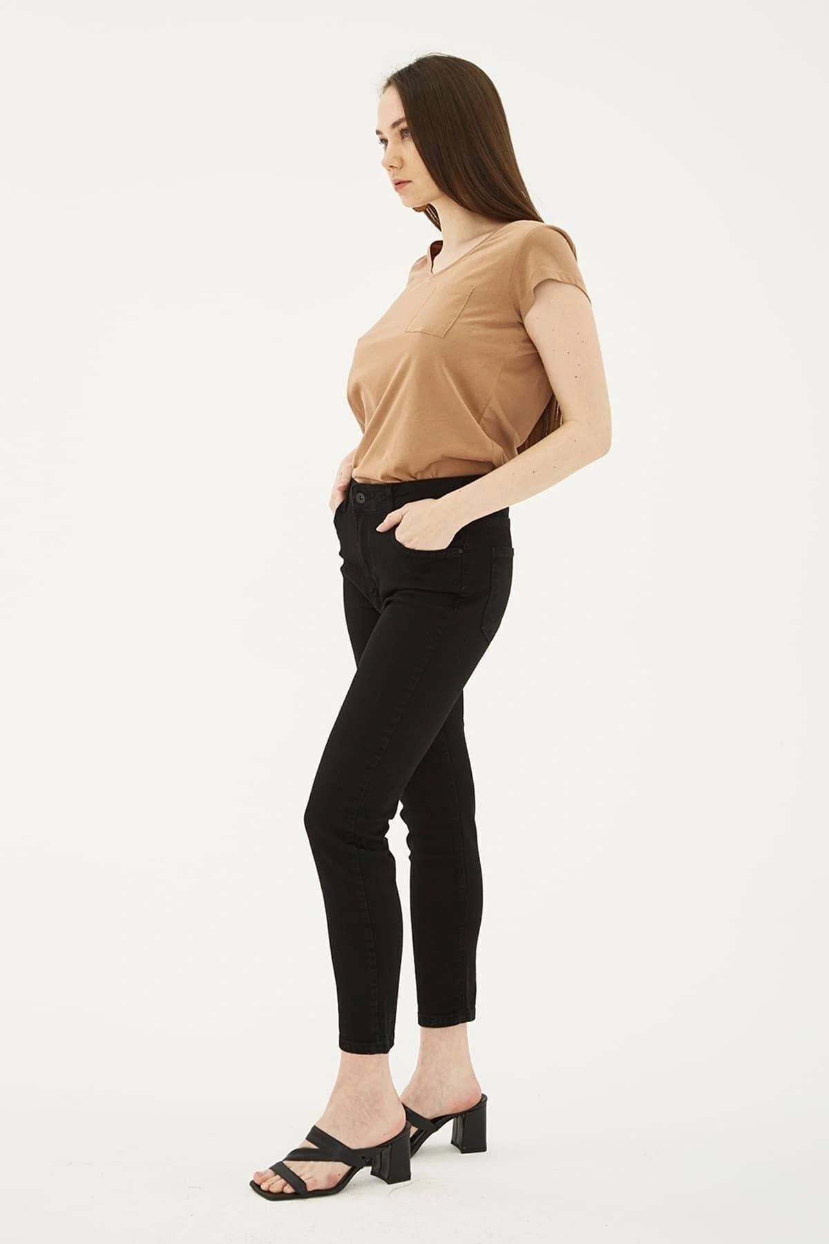 Kadın Jean Pantolon Siyah 23K0565K1