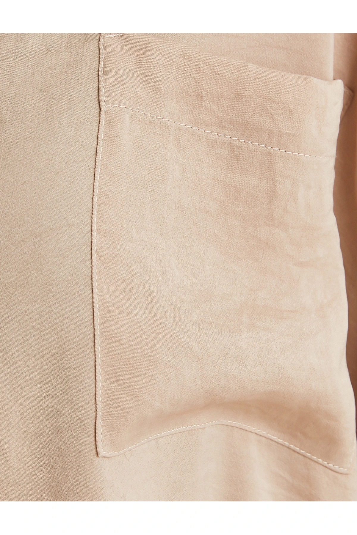 Hakim Yaka Gömlek Uzun Katlamalı Kol Cepli Düğmeli Regular Fit