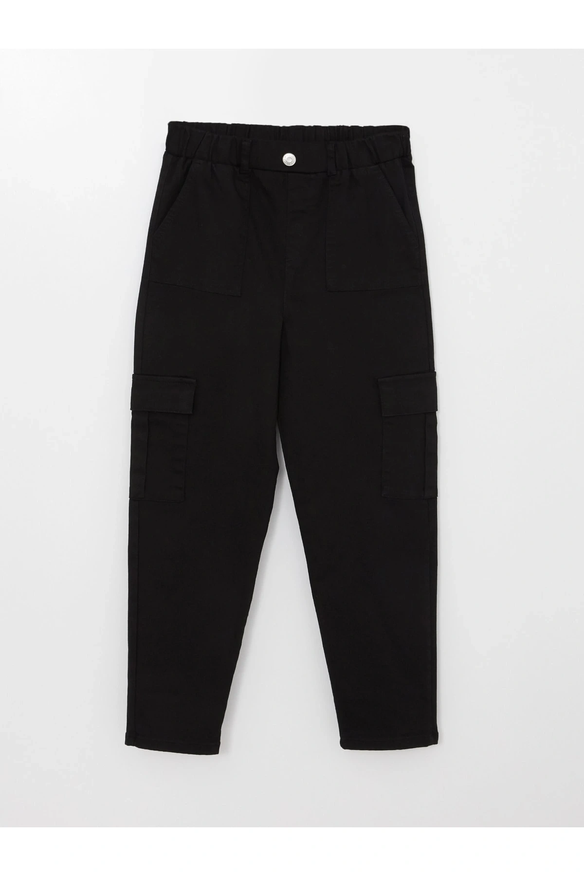 Beli Lastikli Basic Gabardin Kız Çocuk Pantolon