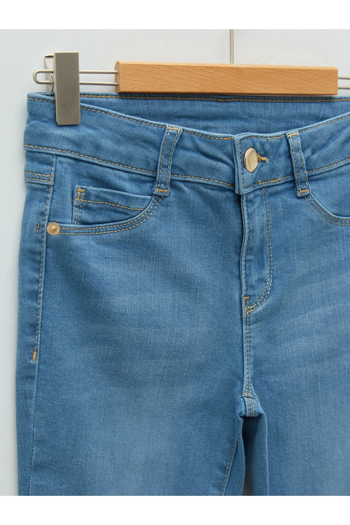Slim Fit Kız Çocuk Jean Pantolon