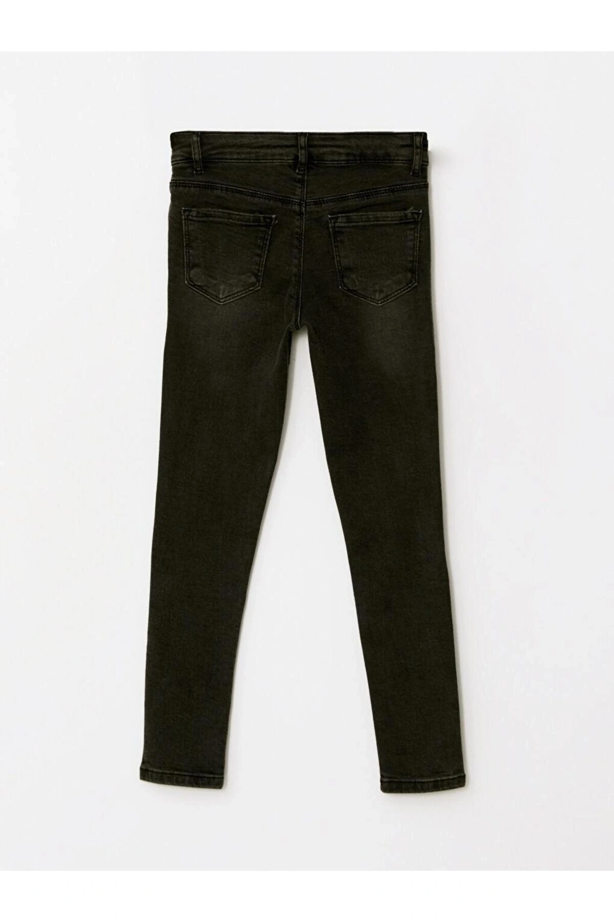 LCW Kids Siyah Rodeo Basic Kız Çocuk Jean Pantolon