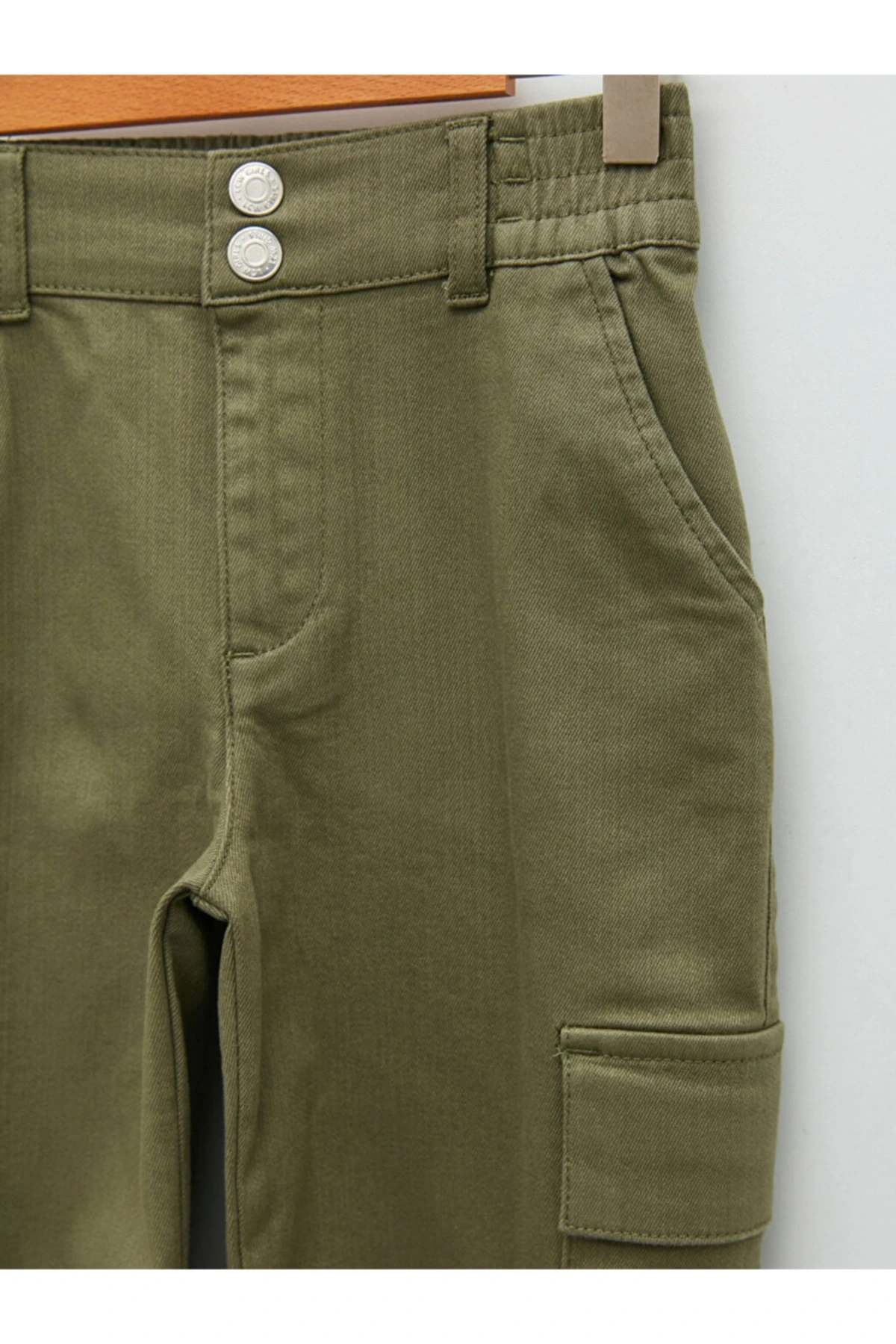 Beli Lastikli Gabardin Kız Çocuk Kargo Pantolon S23231z4 - Rqm