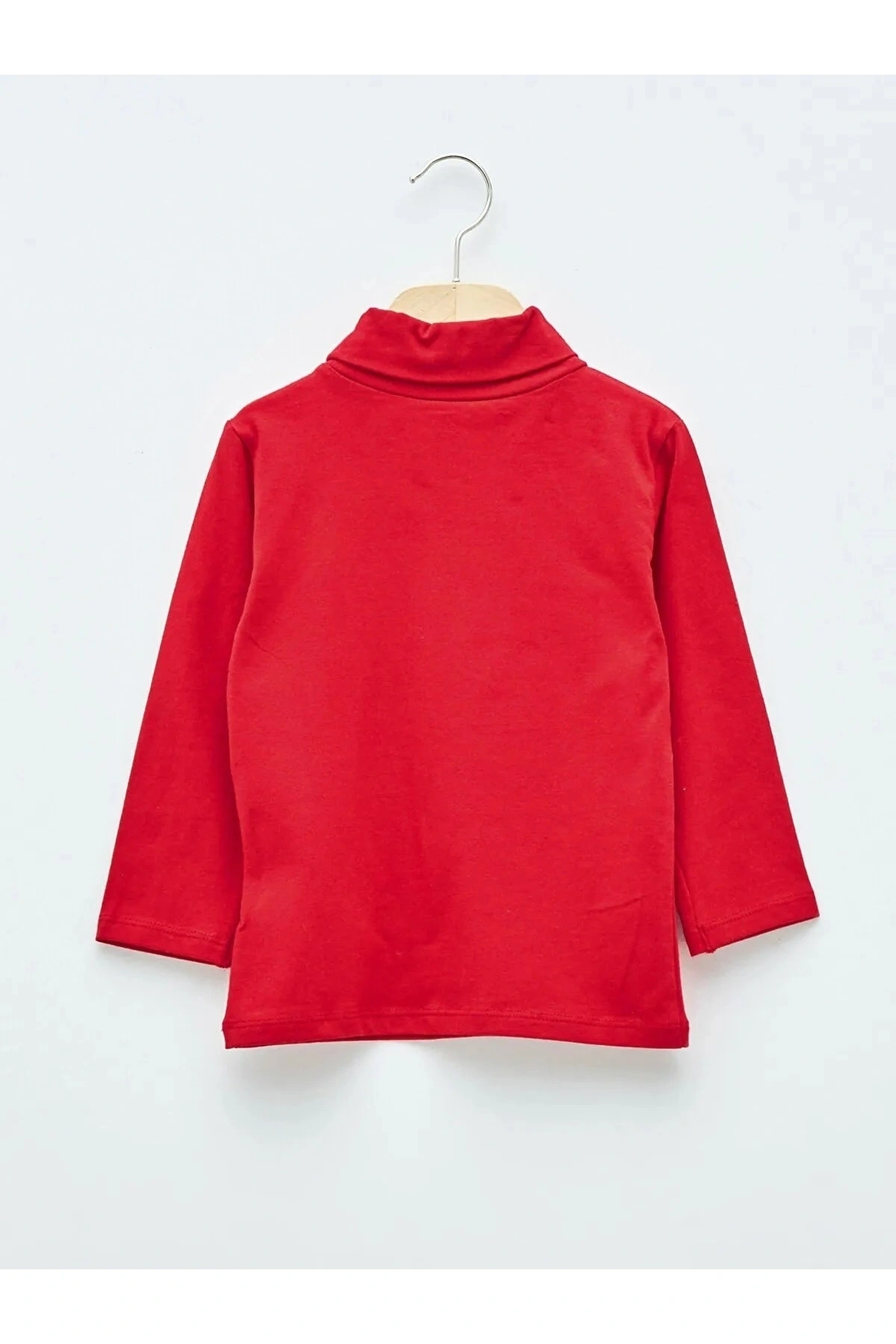 Baby Balıkçı Yaka Uzun Kollu Nakış Detaylı Erkek Bebek Tişört