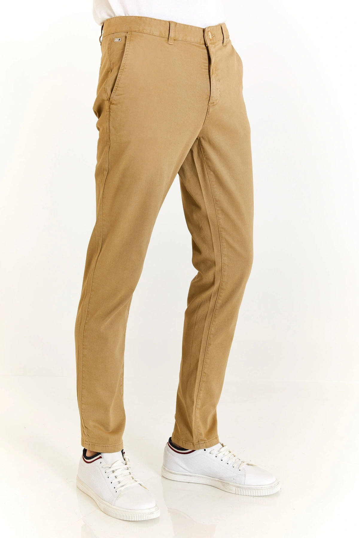 U.S. POLO ERKEK SLİMFİT SPOR CHINOS PANTOLON G081SZ078.000.1827454 GIRNO 183 AÇIK HAKİ