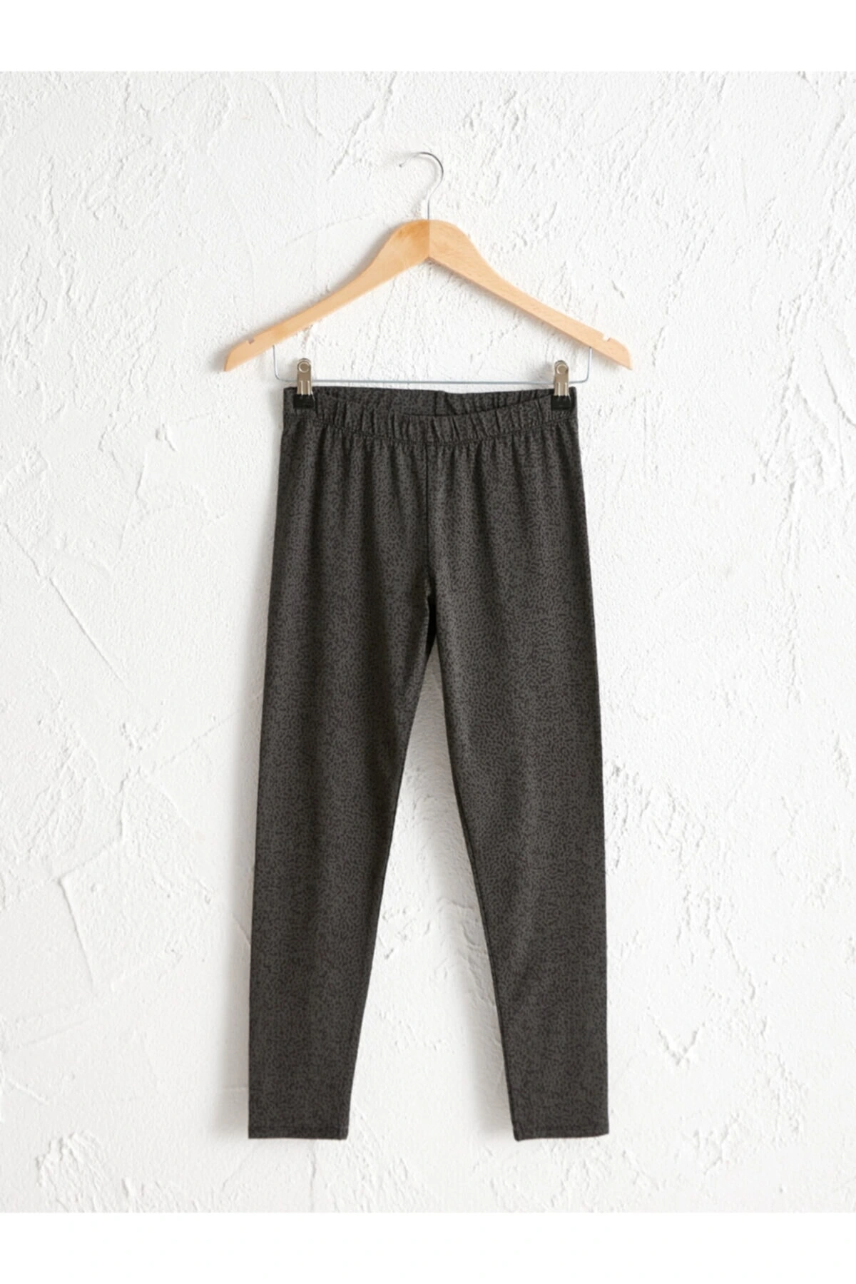 Kadın Antrasit Baskili  Tayt