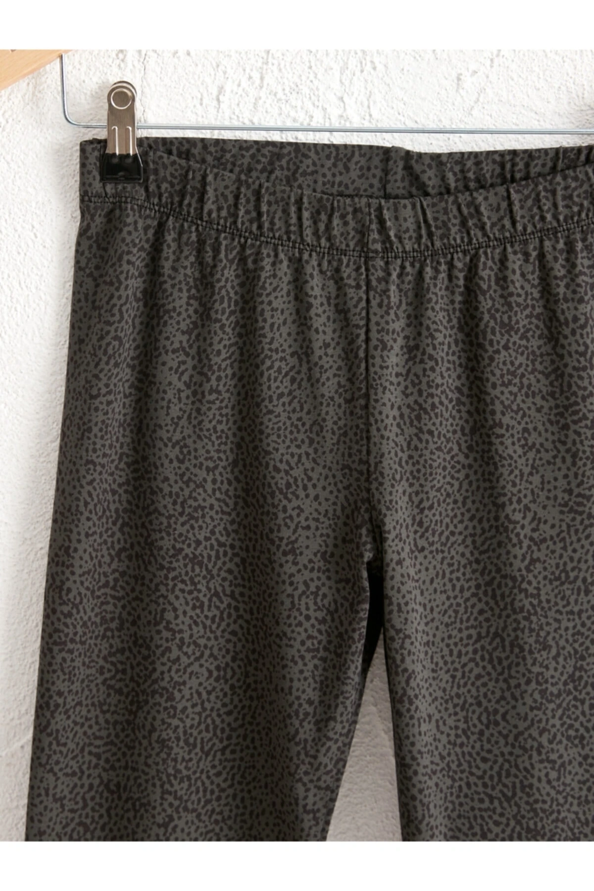 Kadın Antrasit Baskili  Tayt