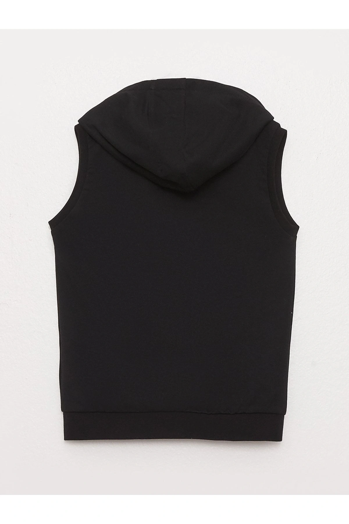 Kapüşonlu Basic Erkek Çocuk Fermuarlı Yelek