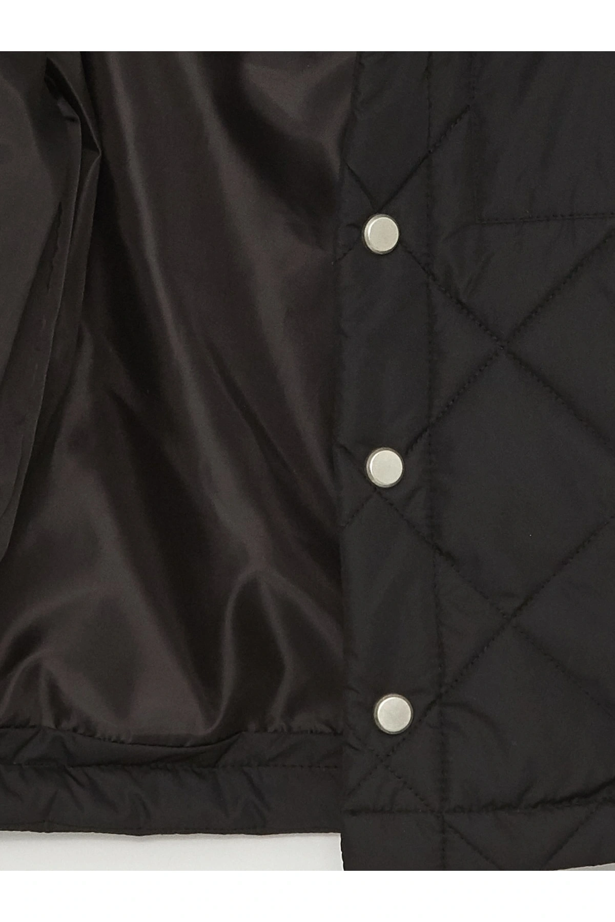 Kapüşonlu Kapitone Desenli Erkek Çocuk Mont