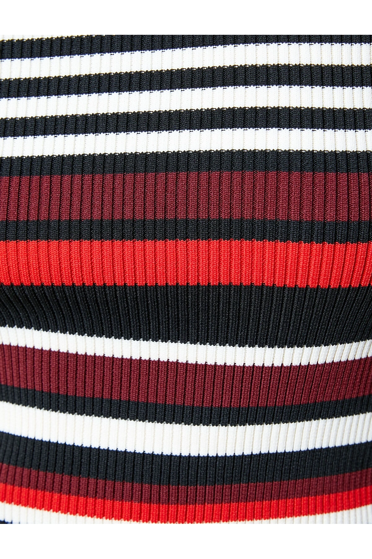 Triko Kazak Bisiklet Yaka Uzun Kollu Fitilli