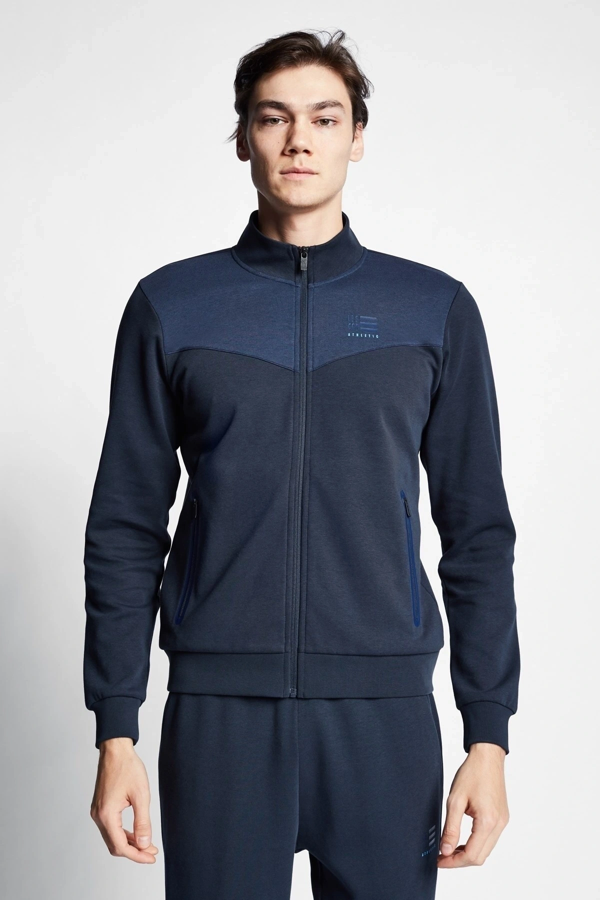 22b-1104 Fermuarlı Üst K.lacıvert