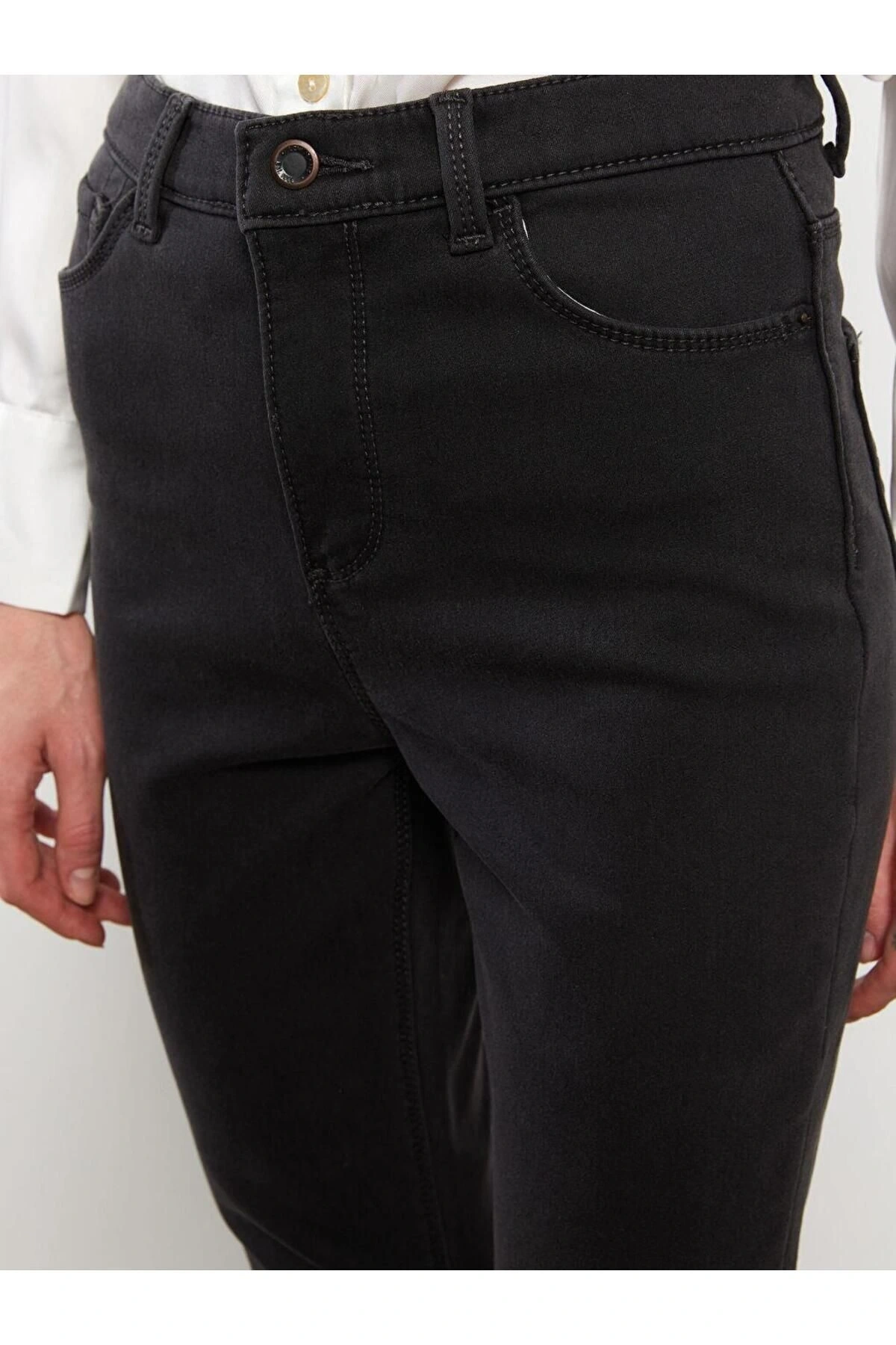 LCWAIKIKI Basic Slim Fit Düz Kadın Jean Pantolon