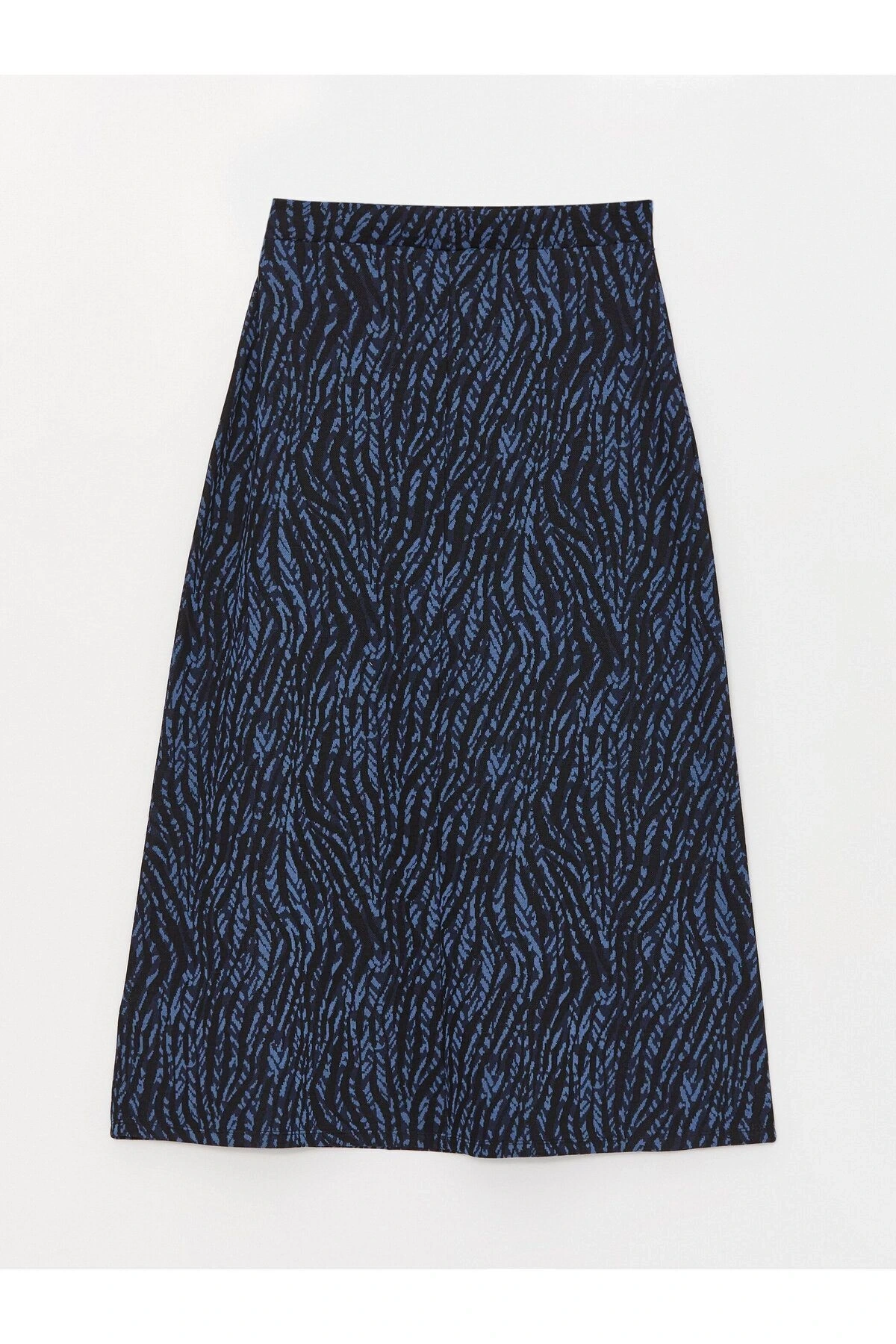 Standart Kalıp Desenli Kadın Etek