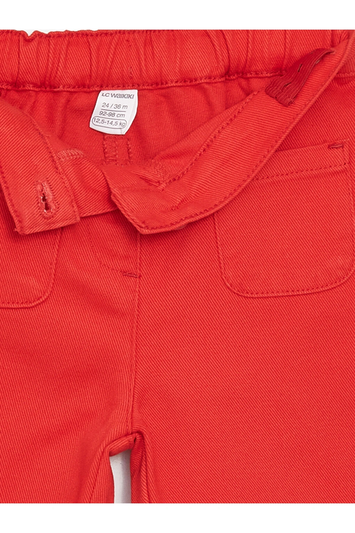 Basic Geniş Paça Gabardin Kız Bebek Pantolon