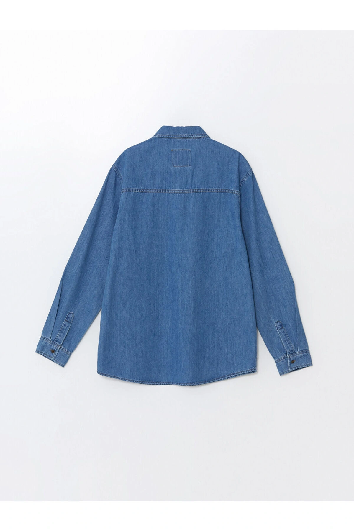 LCW Regular Fit Uzun Kollu Erkek Jean Gömlek