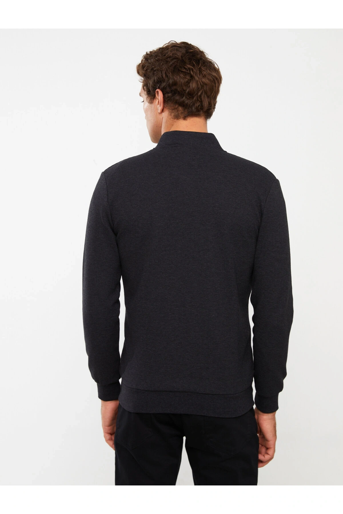 Rahat Kalıp Kolej Yaka Erkek Triko Hırka