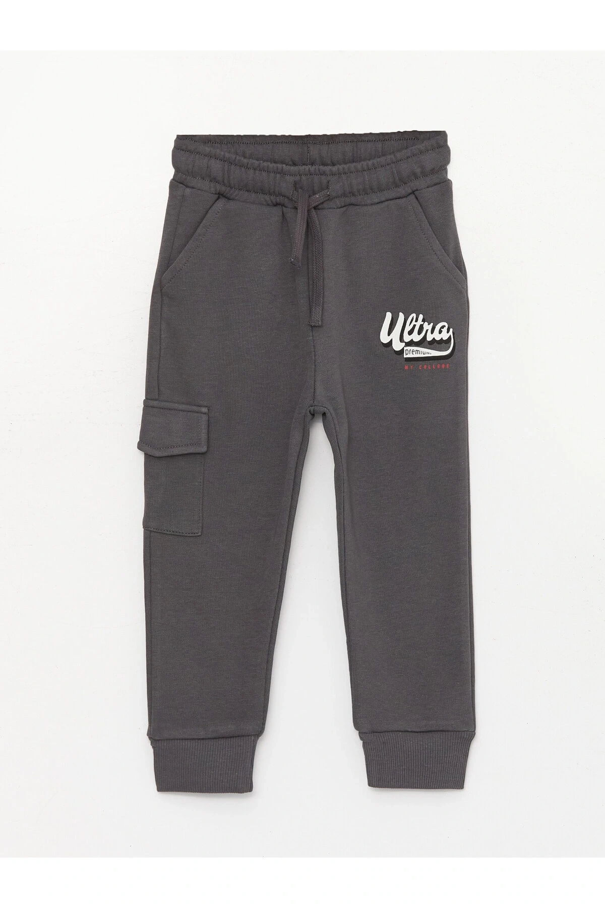 Bisiklet Yaka Uzun Kollu Baskılı Erkek Bebek Sweatshirt ve Pantolon 2li Takım