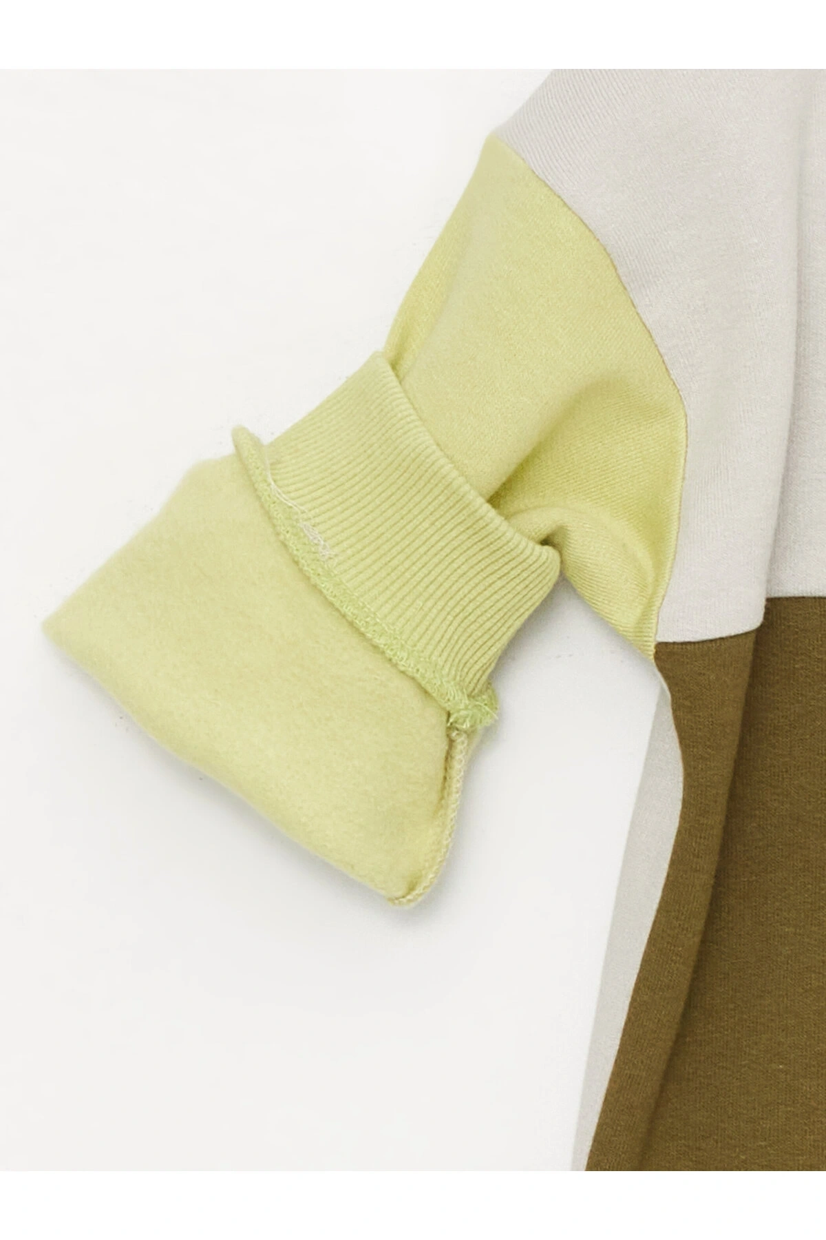 Bisiklet Yaka Uzun Baskılı Erkek Bebek Sweatshirt ve Pantolon 2li Takım