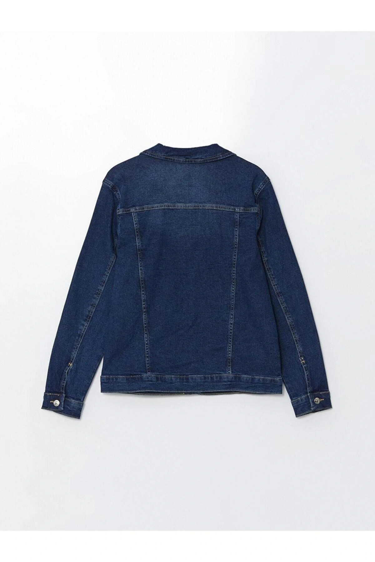 Gomlek Yaka Kadin Jean Ceket - W44872z8