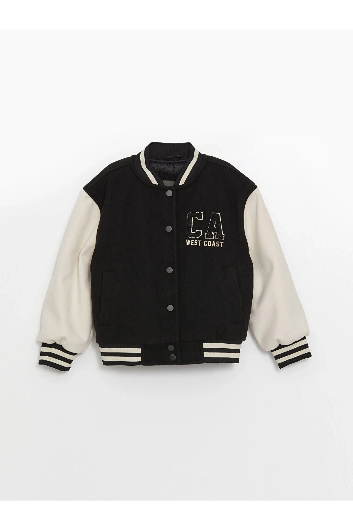 Nakışlı Kız Çocuk Bomber Mont