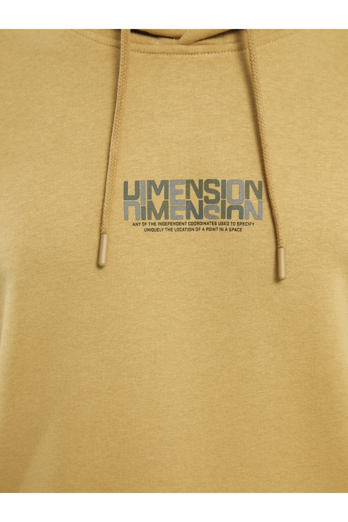 Kapüşonlu Uzun Kollu Baskılı Erkek Sweatshirt