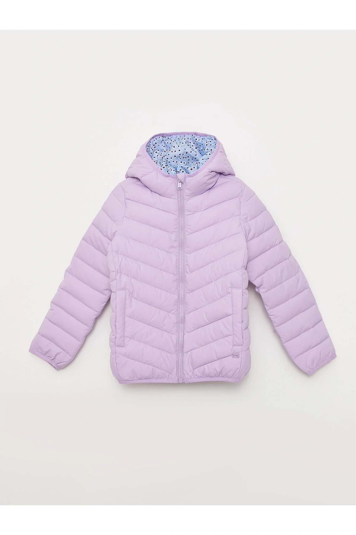 Kapüşonlu Basic Kız Çocuk Şişme Mont