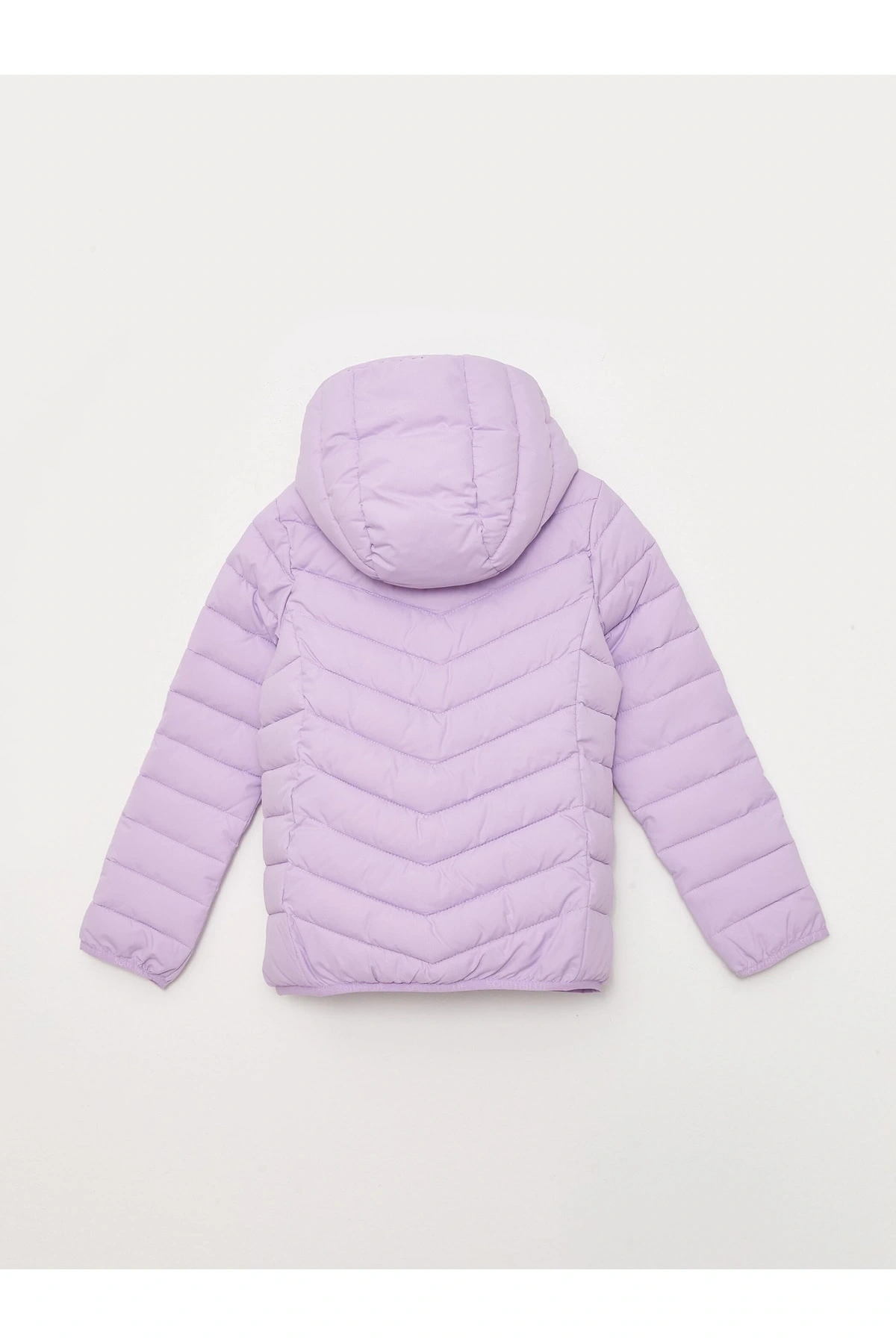 Kapüşonlu Basic Kız Çocuk Şişme Mont