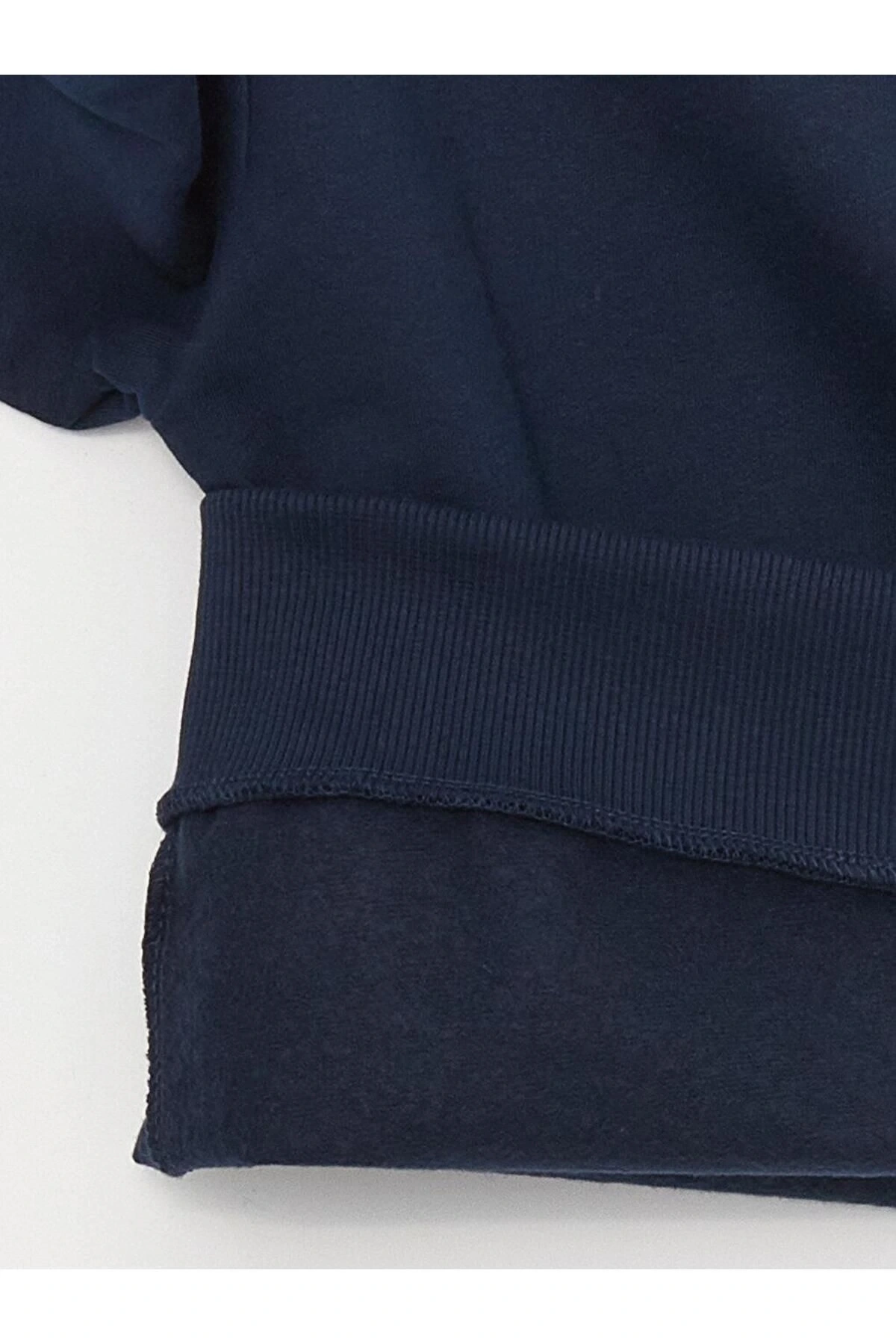 LCW Kids Rahat Kalıp Bisiklet Yaka Baskılı Erkek Çocuk Sweatshirt