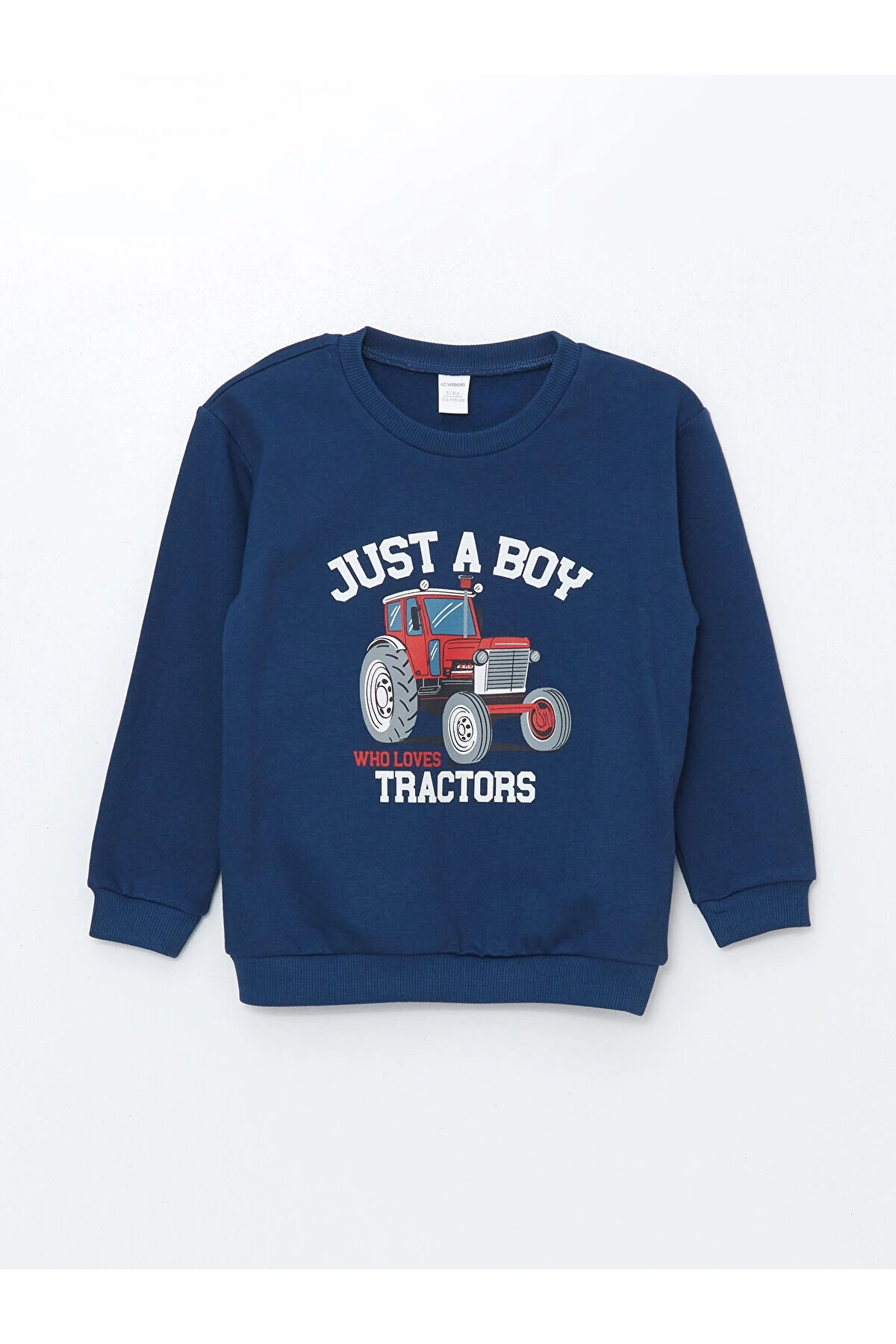 Lw - Bisiklet Yaka Uzun Kollu Erkek Bebek Sweatshirt Ve Eşofman Alt 2li Takım