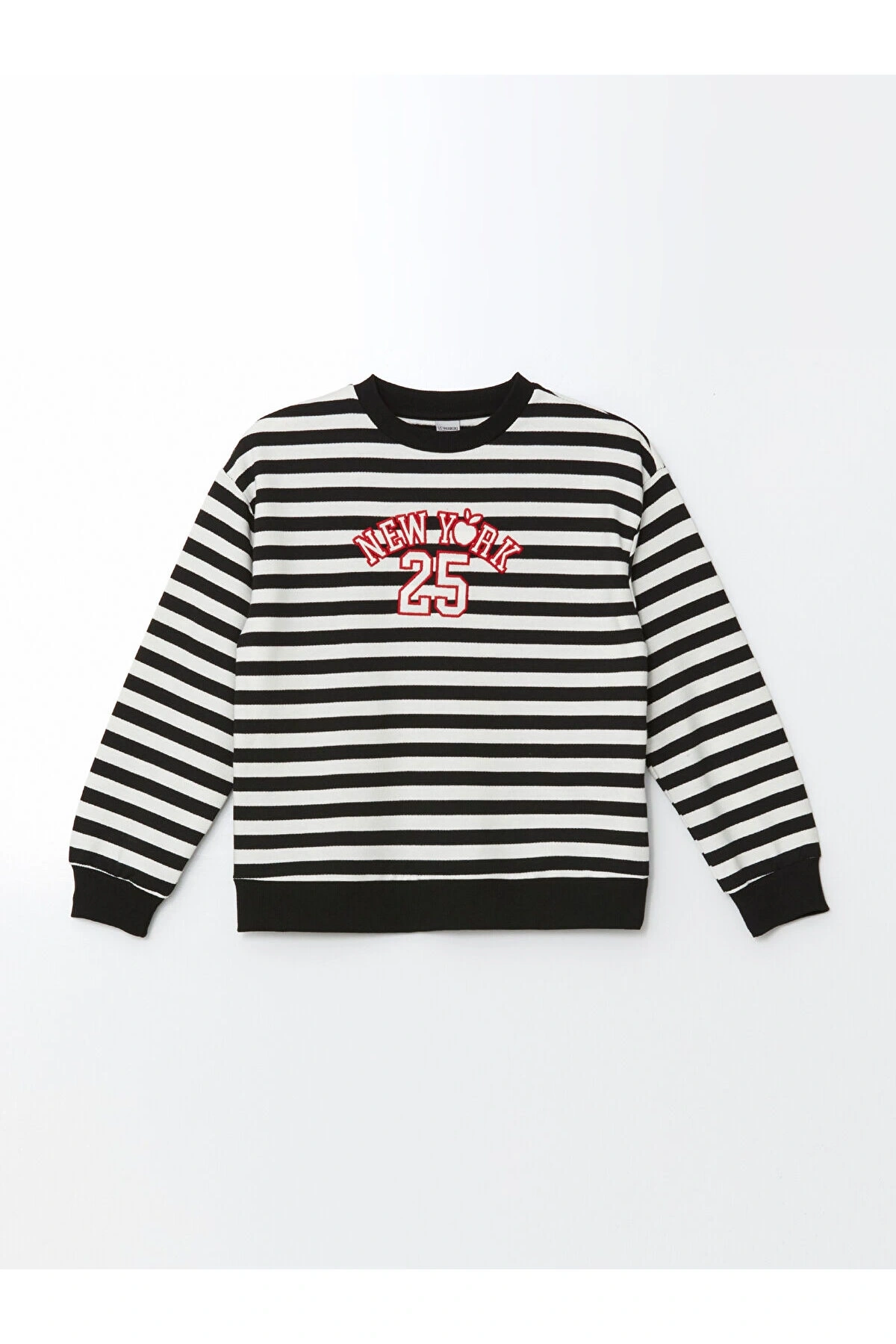Lcwk Bisiklet Yaka Kız Çocuk Kalın Sweatshirt